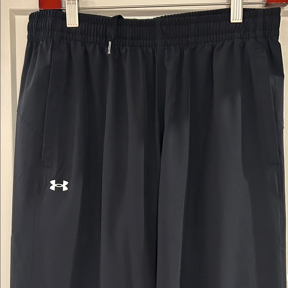 Under Armour Black Performance Joggers with White Logo